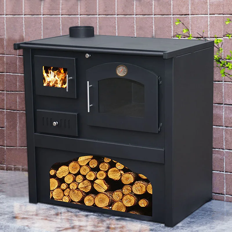 2023 new design wood burn stove with oven and wood heater fireplaces