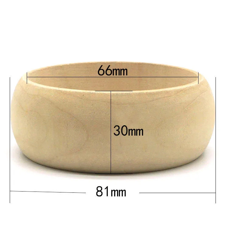 
Wholesale mixed unfinished wood bangle bracelets china WJ-B1727 