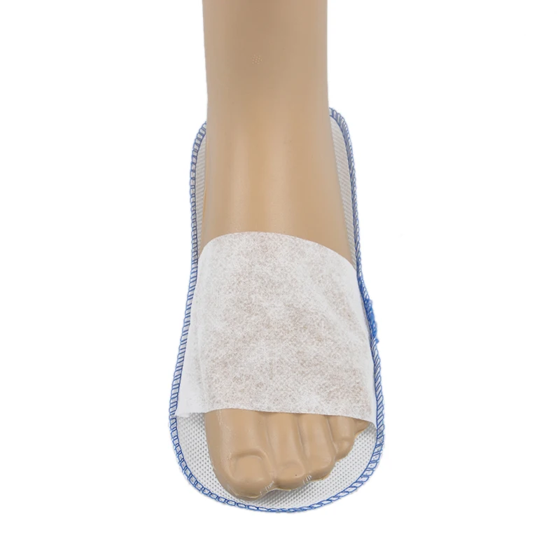 China Factory White Hotel Disposable Slippers With Best Price In Stock Accept Logo
