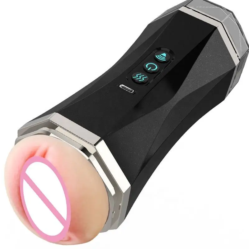 2 in 1 Automatic Male Masturbator Penis Pump Removable Male Masturbators Modes Pocket Pussy