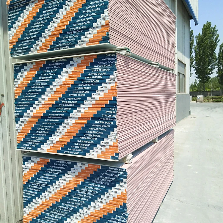 Plaster Board Gypsum Board White Ba13 Plasterboard Drywall 9-16mm