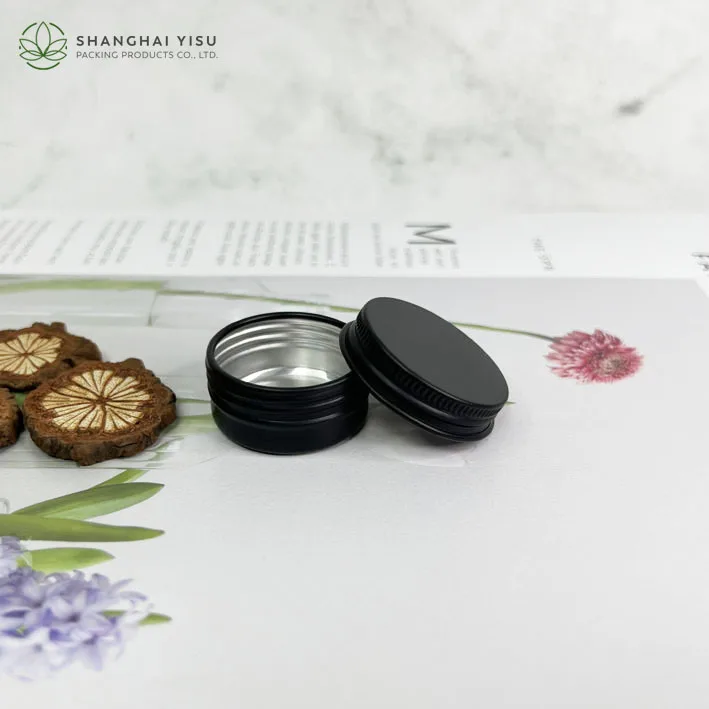 Aluminum jar cosmetics balm comfrey ointment hand cream soap box hair wax car wax aluminum can incense stone metal can