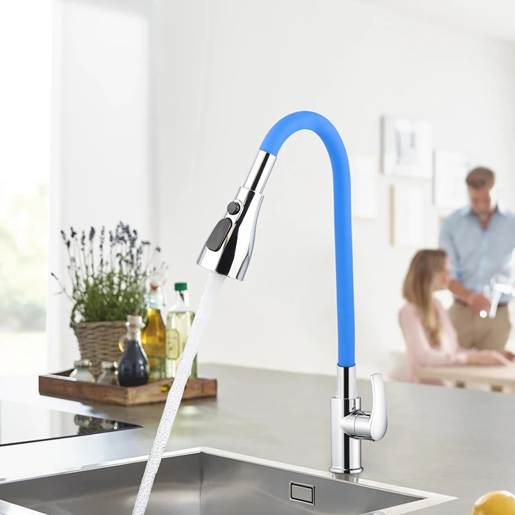 Hot Selling Colorful Kitchen Faucet Universal Tube Flexible Extension Tube Kitchen Sink Spout
