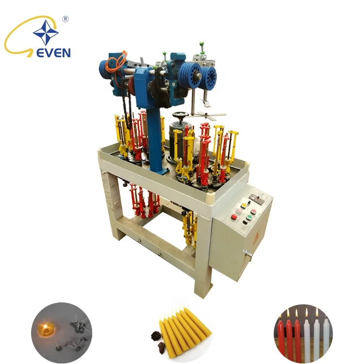 CE Best Price 3 Spindle 8 Head High Speed Braiding Machine Used for Weaving Candle Wicks
