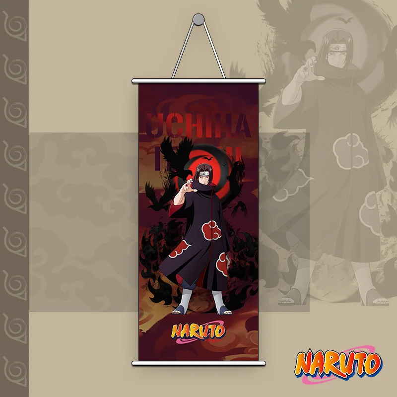 Anime 74x35cm Jujutsu Kaisen Demon Slayer Game Genshin Impact Print Wall Poster Scroll Hanging Picture