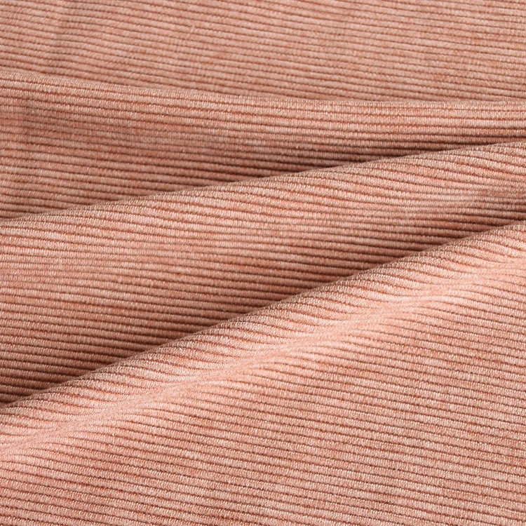 3896# Ladder rib fabrics 24%Cotton 4%Spandex 72%Polyester for sweater, home Textile