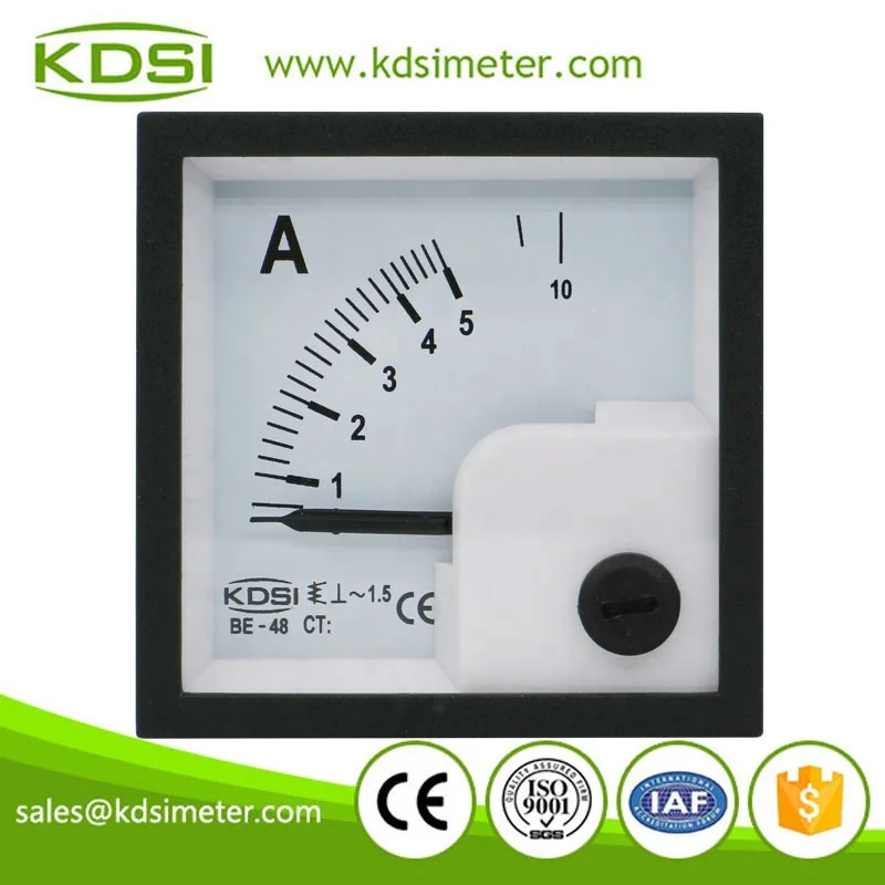 mini dc &ac analog meter 20 years Professional Manufacturer ammeter dc amps BE 48 AC 5A  ammeter