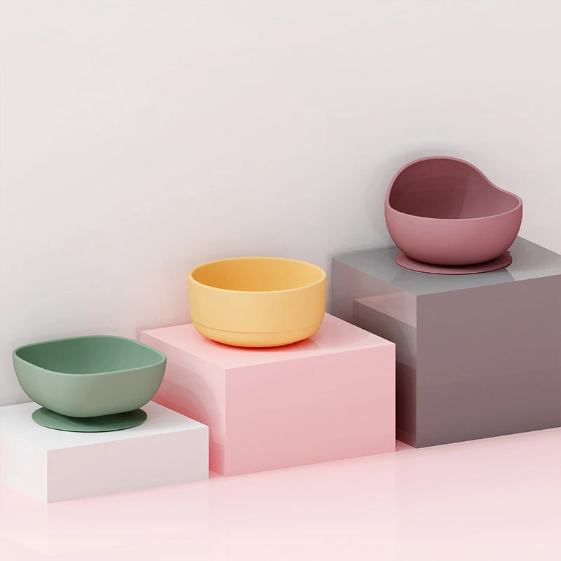 New Design Food Grade Baby Feeding set Bowl Babies Kids Toddlers Weaning Food bowl suction cup