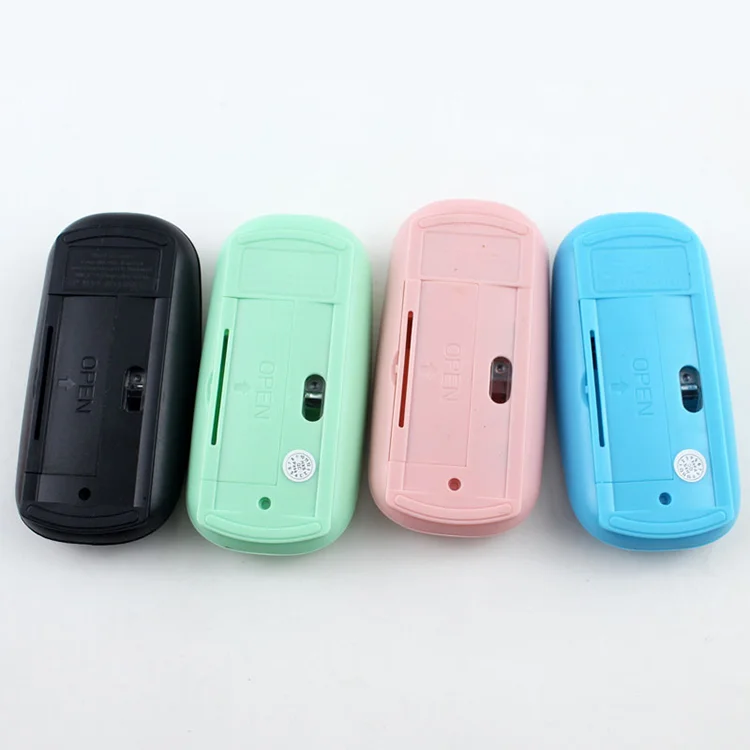 Custom Logo Mini Wireless Mouse 2.4GHz Wireless Optical Laptop Mouse with USB Receiver