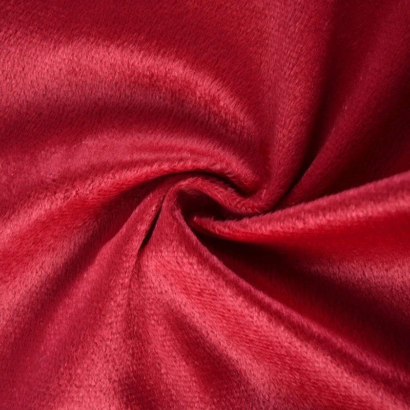 Популярная супер мягкая микро флисовая 100% полиэфирная бархатная ткань Velboa для плюша
