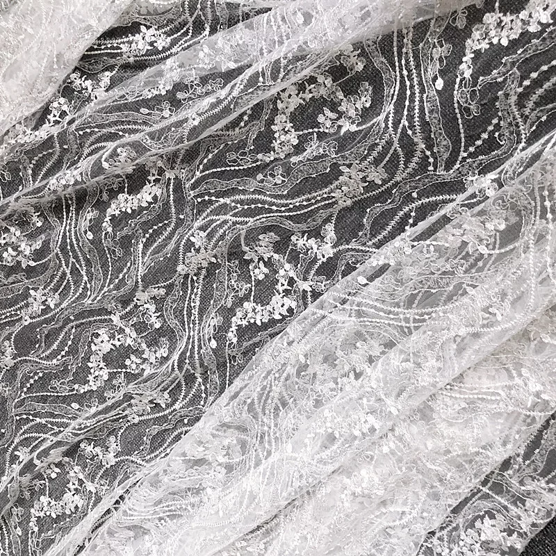 HC-1005 beautiful stretch lace fabric for lingerie wholesale