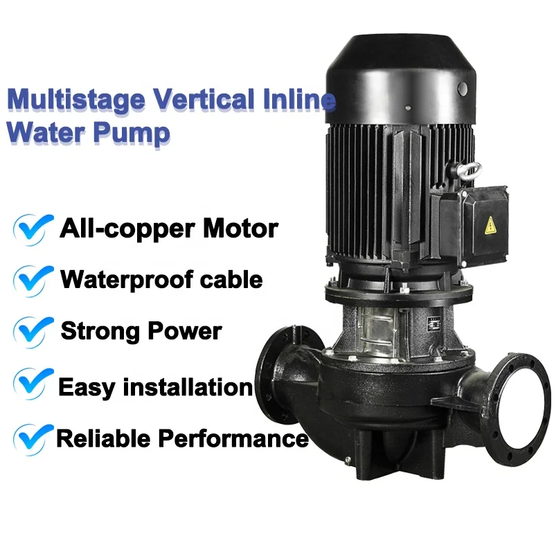 Grundfs TP Series Electric Inline Water Pumps Inline Booster Pump for Water Pressure