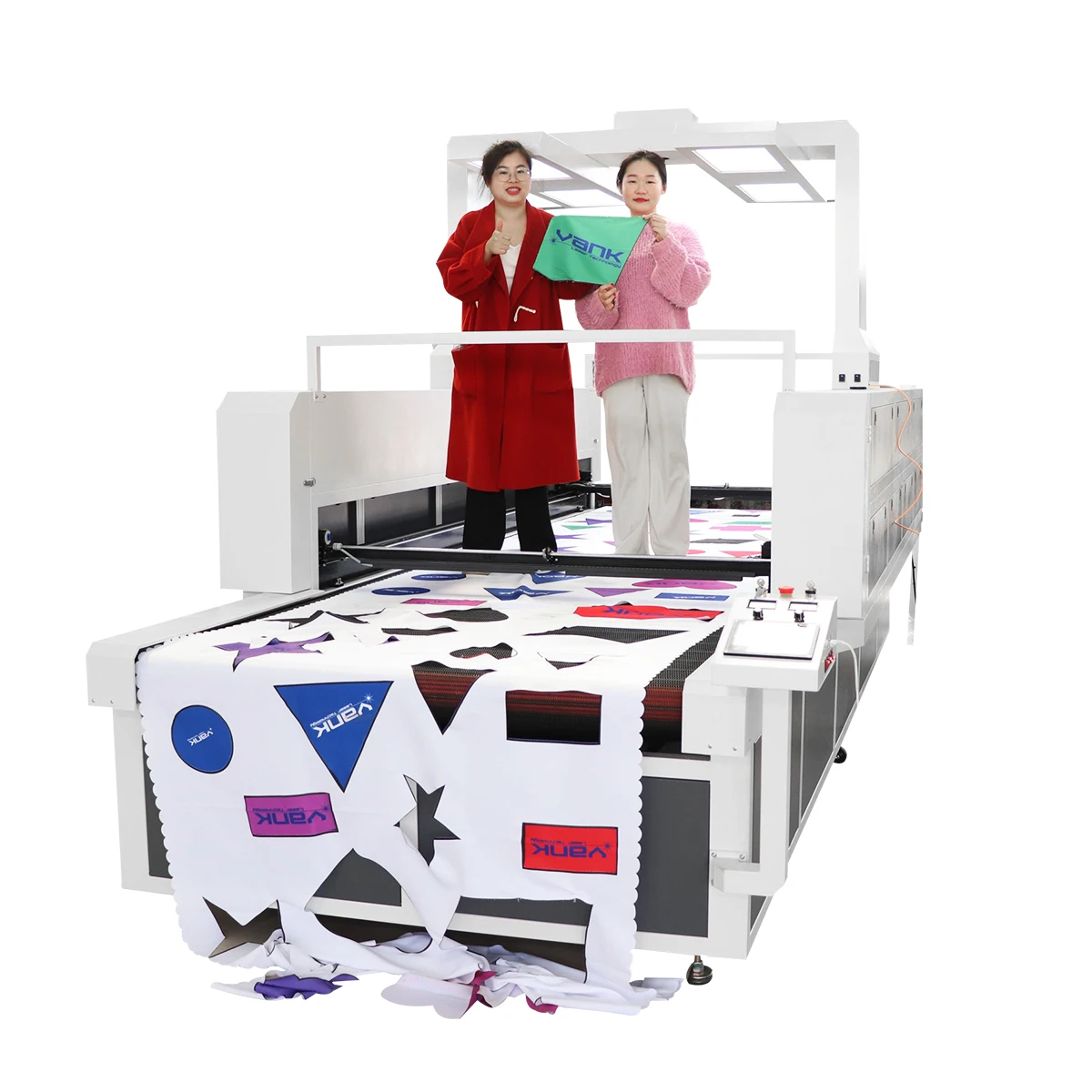 3015 Top quality fabric laser cut engrave camera ccd camera textile fabric laser cutting machines