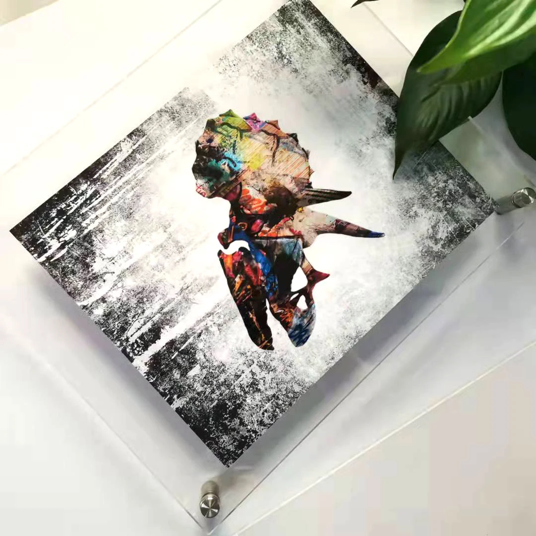 2024 Hot Selling High Quality Premium UV Resistance Custom Magnetic Acrylic Frame Display Stand With Full Color