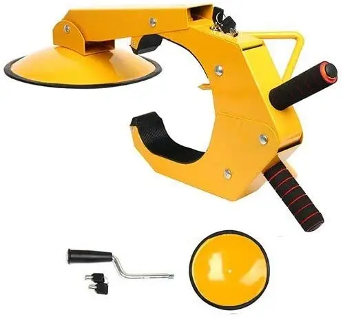 Heavy Duty Parking Car Tire Claw ATV RV Boot Wheel Clamp Boat Truck Caravan Trailer Lock