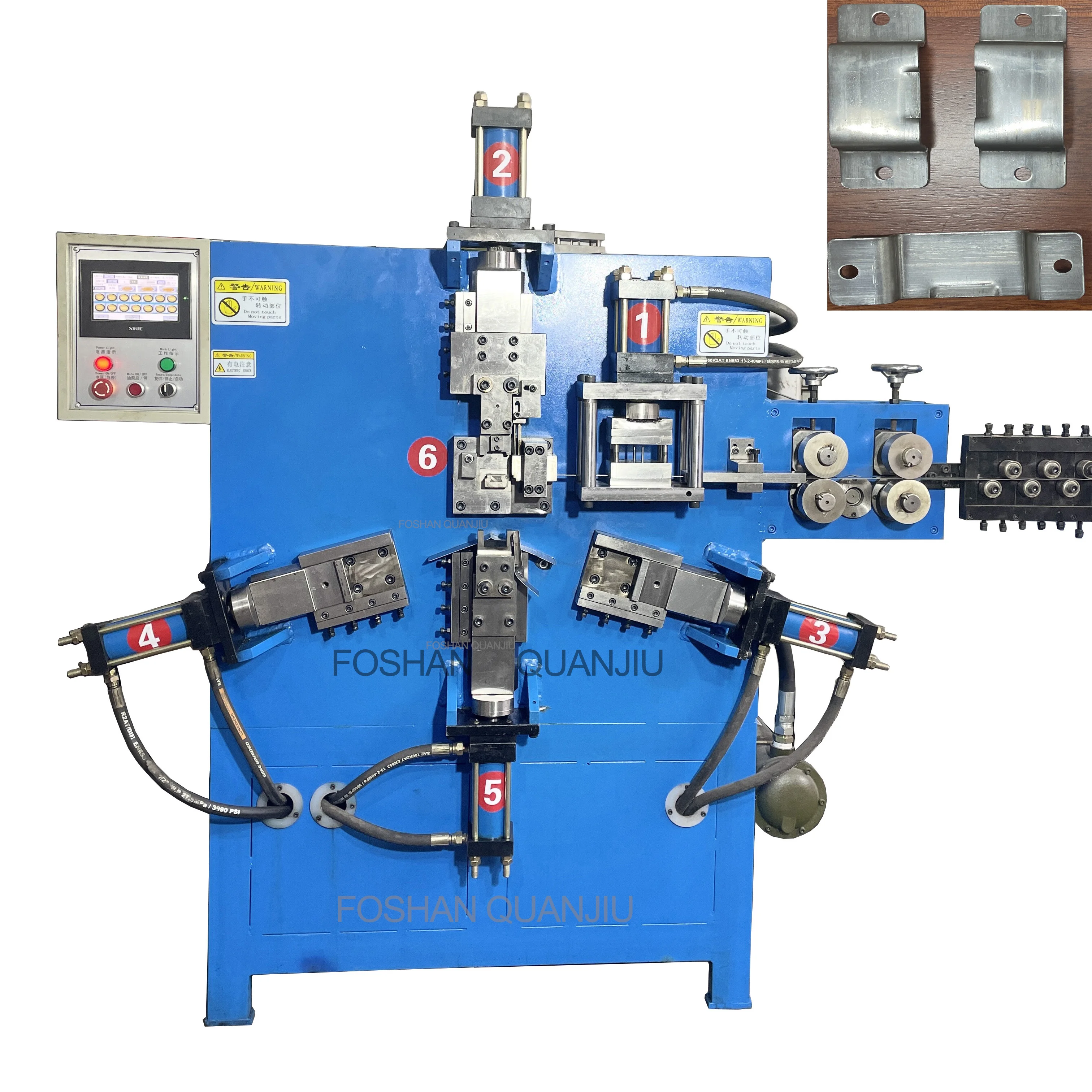 U Shape Product Made by Hydraulic Automatic Buckle Sheet Wire Forming Machine