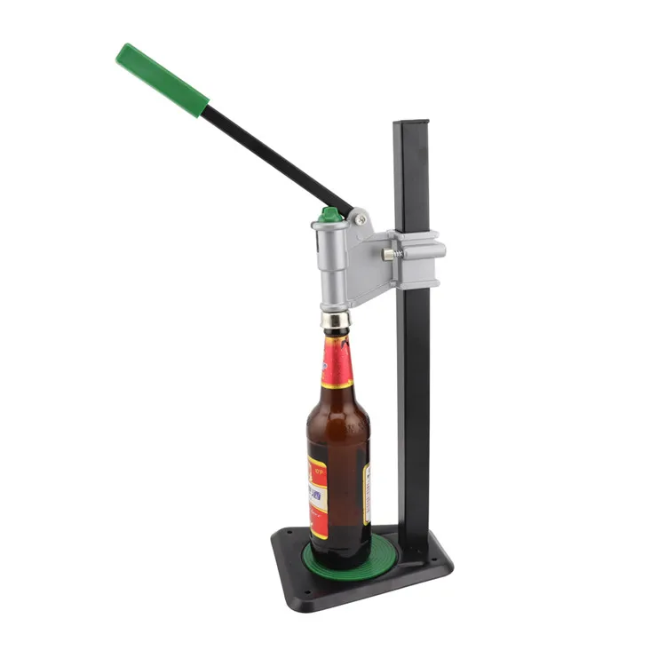 Home Brew Manual Bench Beer Bottle Capper Adjustable For Reusable Beer Soda Glass Bottle Grown Capping Machine