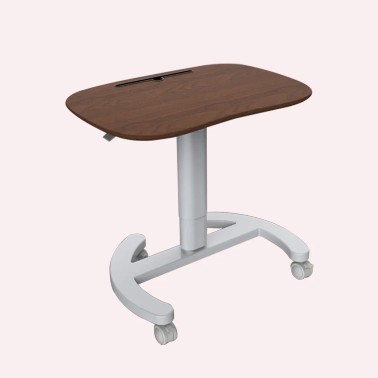 
Pneumatic lifting mechanism sit-stand office table with adjustable height legs 