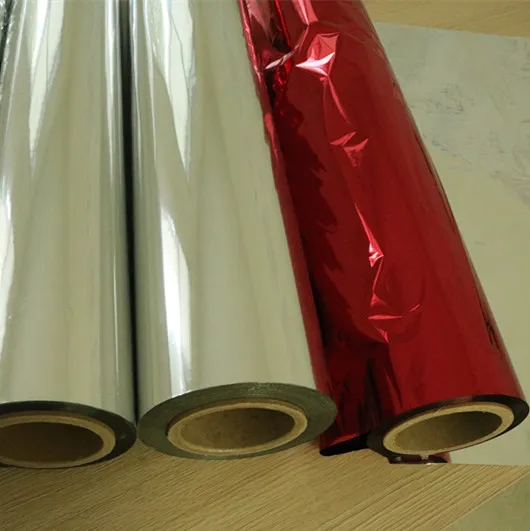 12 micron Silver Colored PET Film VMPET Film for lamination