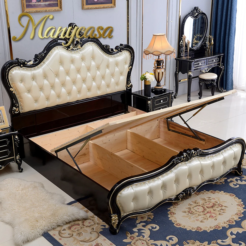 CME Chantelle Brown sugar King Bed wood bed bedroom furniture