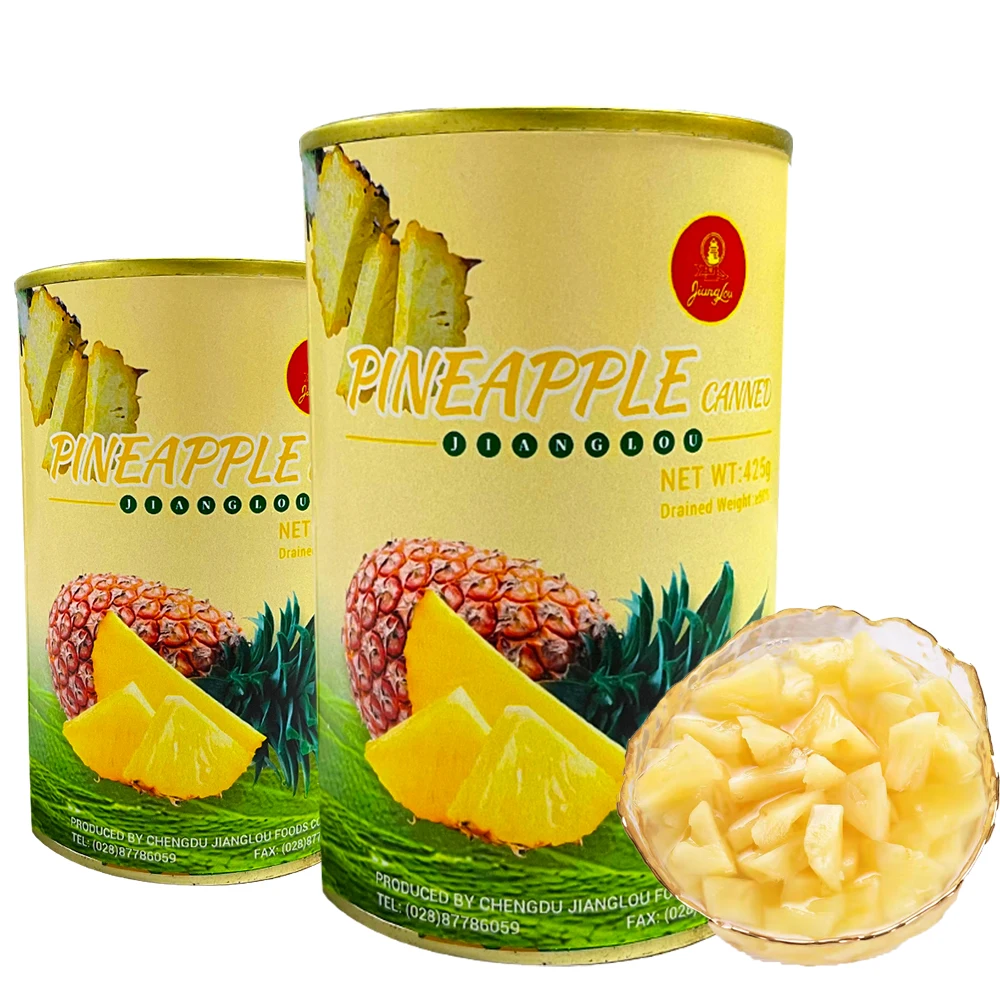 wholesale fresh pineapple slices canned fruit in heavy syrup