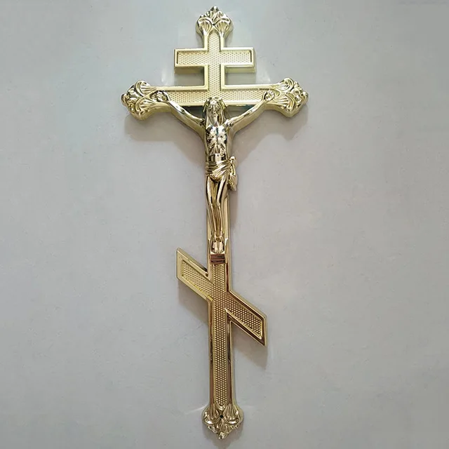 Y-8# Funeral Coffin Casket Supplier Accessories Plastic Christ Cruces Jesus Cross and Crucifix