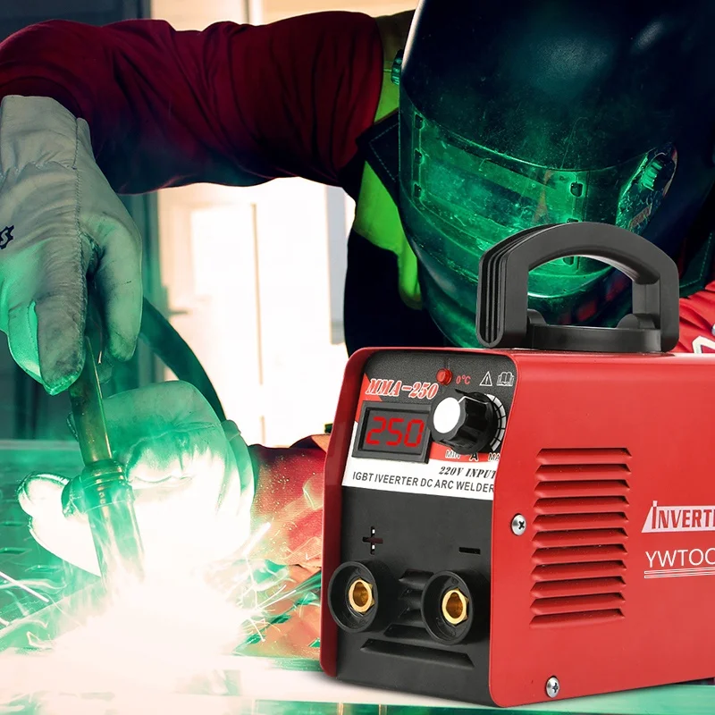 MMA-250 Mini Electric Welder IGBT Power Tube Inverter DC Household Spot Welding Machine