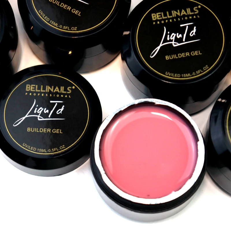 Bellinails wholesale 15ml Nail Art Acrylic Nails Soak Off Led/uv Buildering Hard Jelly Poly Nail Extension Gel