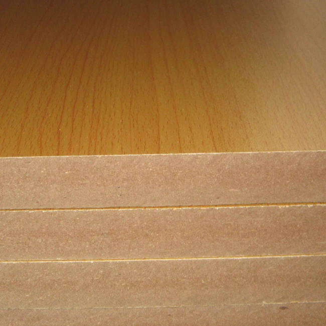 Hot sell Melamine faced MDF board for flooring wall panel