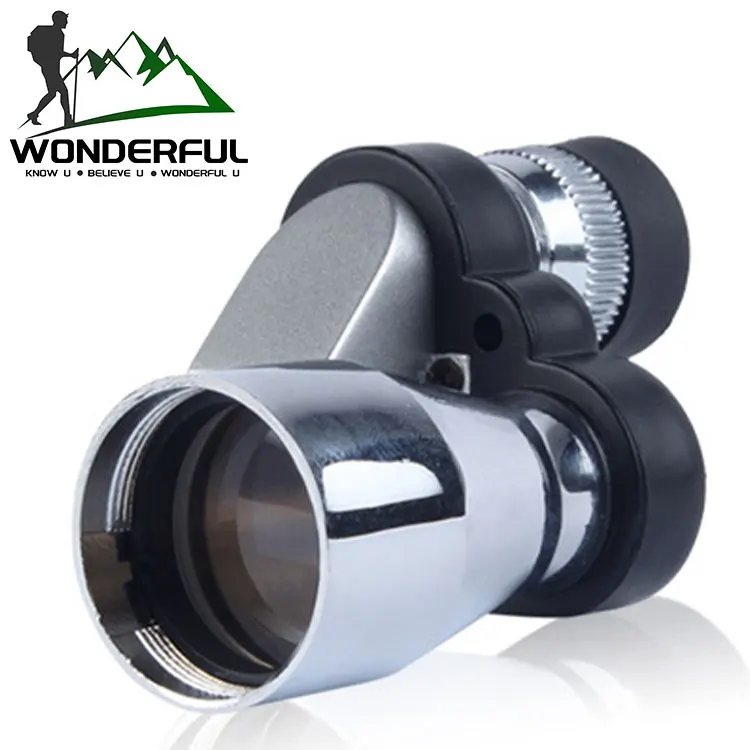 8x Rubber Plastic Outdoor Corner High-Definition High-Power Optical Mini Pocket Monocular Glasses
