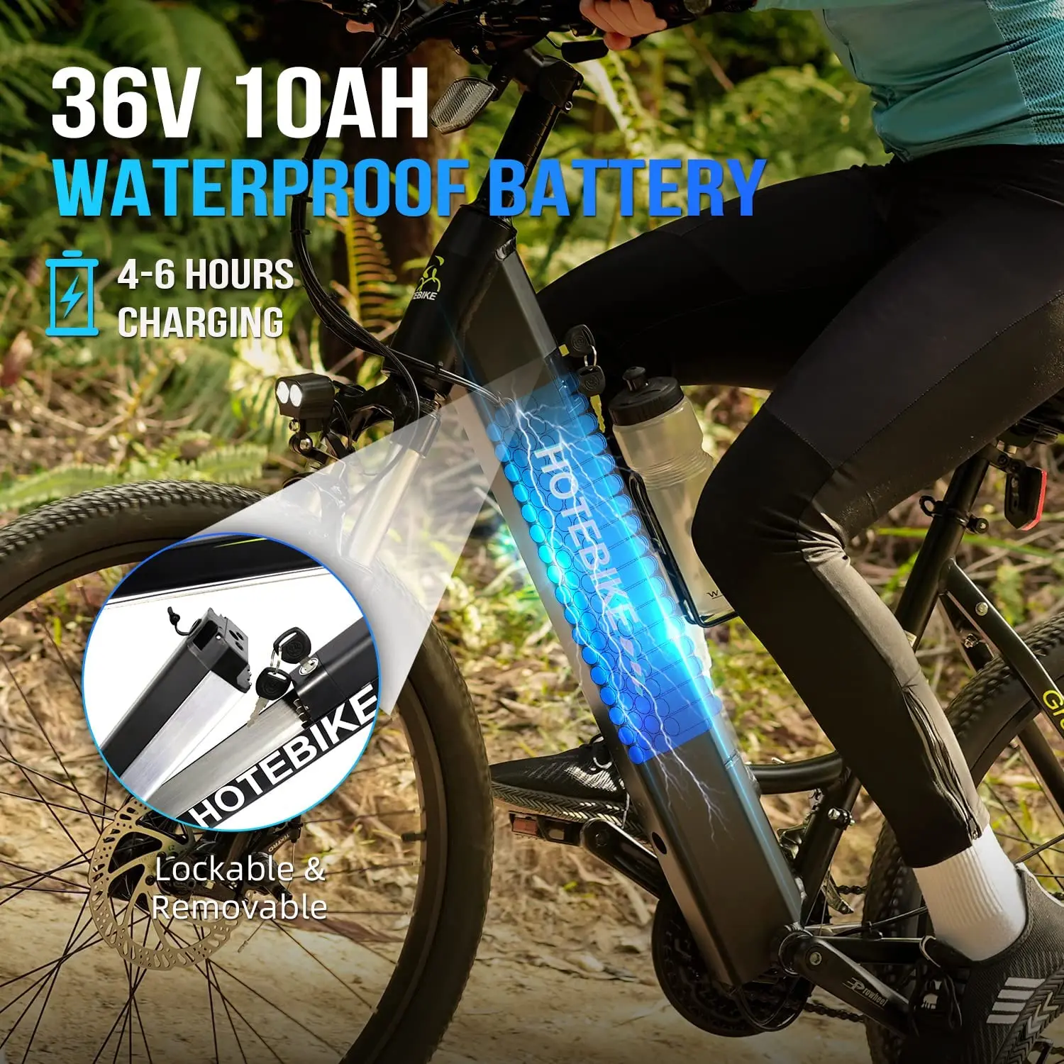Warehouse 36v 500w Emtb Retro Electric Hybrid Bike E-Bike Road Dirt E Bike Ebike Mountain Fat Tire Electric Bike