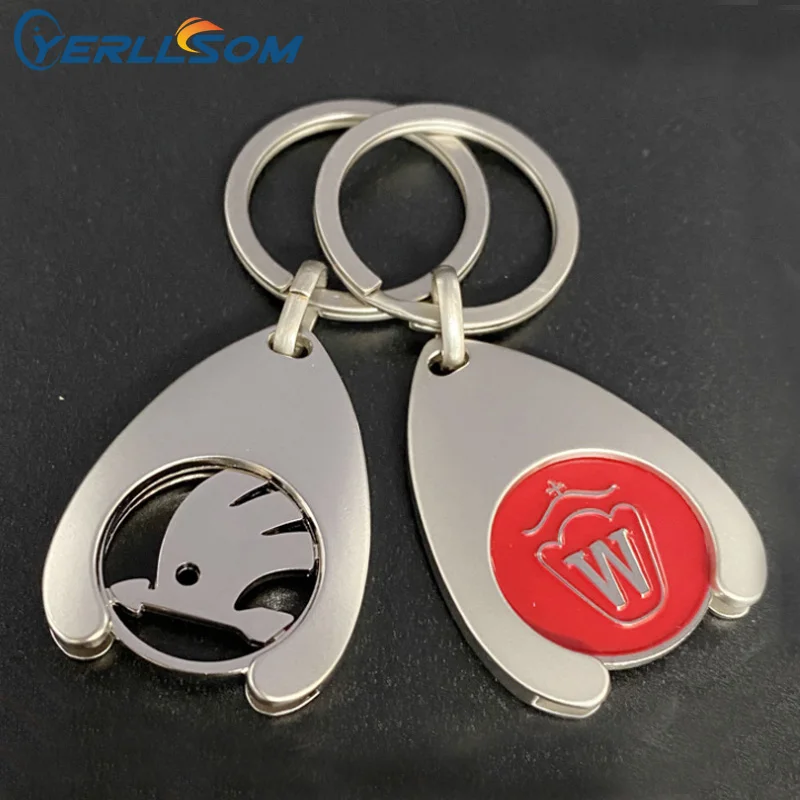 YERLLSOM Promotional Metal Custom Logo Wholesale Custom Metal Keychain For Events Y21040401