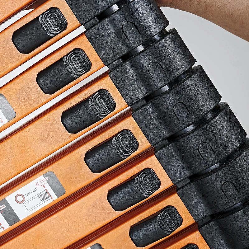 smooth surface carbon steel ladder for indoor use anti rust carbon steel ladder