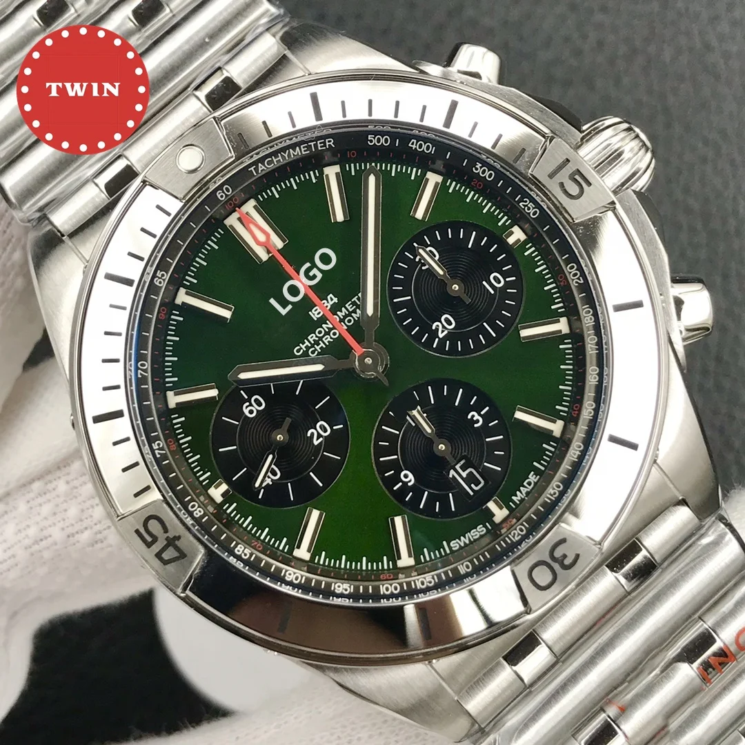 The New Diver waterproof Patek watch GF factory 42MM 7750 Timing Movement B01 Multi-function timing Watch