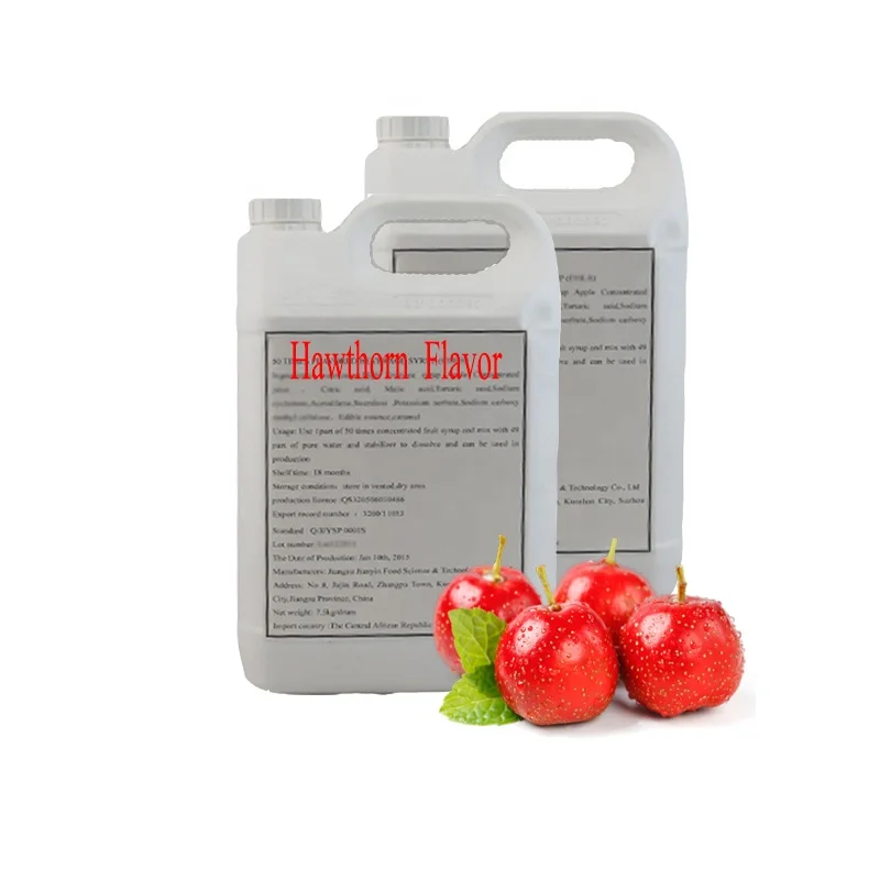 Hot Sale 50 Times Concentrate Fruit Beverage Syrup For Making Hawthorn Flavored Juice Soft Drinks