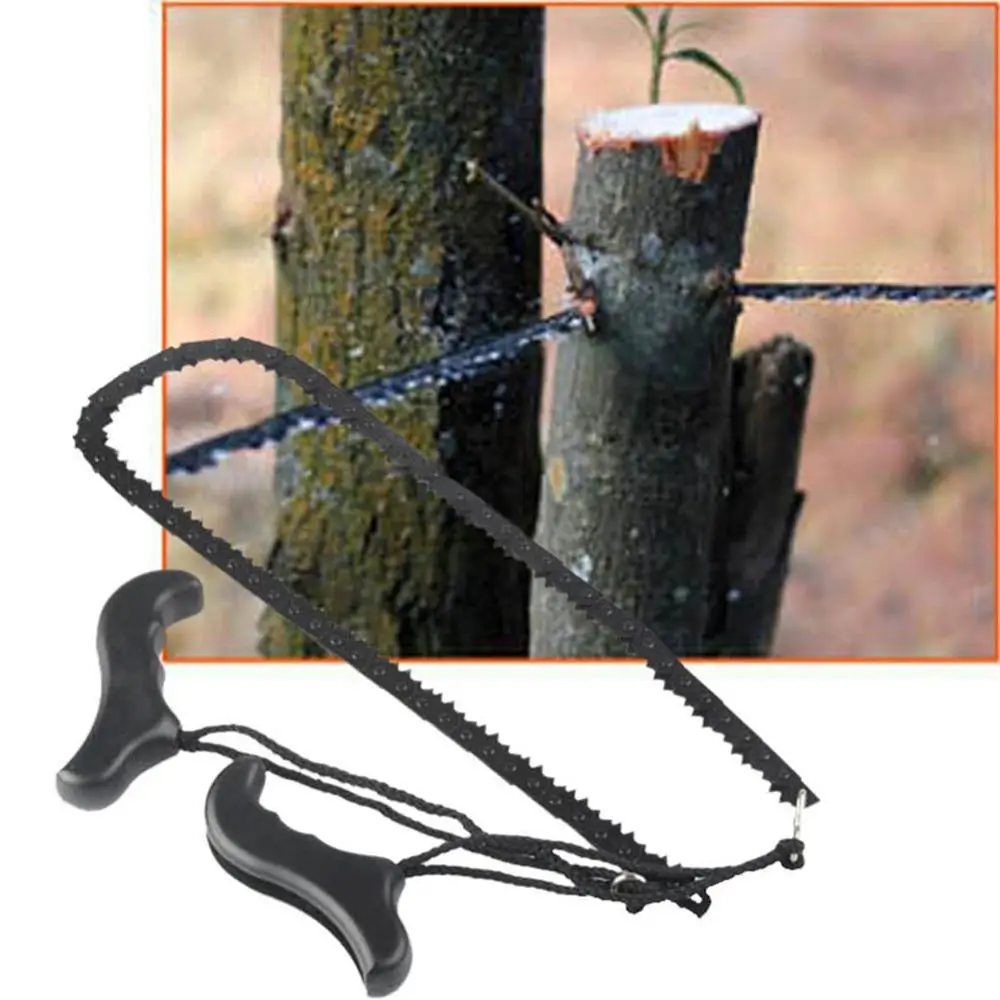 Lumbering Chain Saw Outdoor Hand-pulled Wire Saw Portable Pocket Amazon Hot Selling Hand Saw Camping Hunting Knives