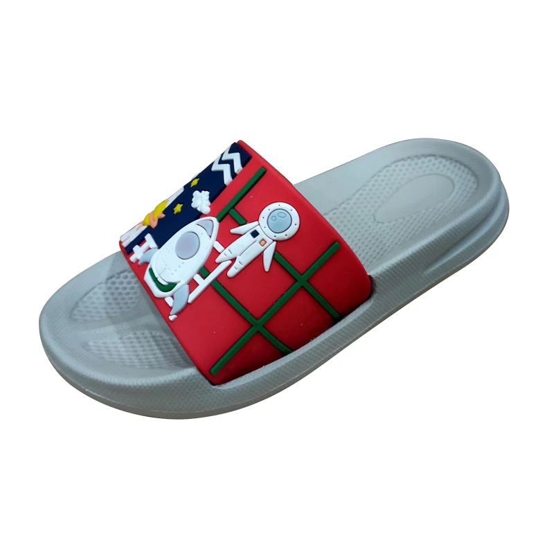 2021 ПВХ Летние Удобные синие уличные мягкие тапочки для мальчиков Eva