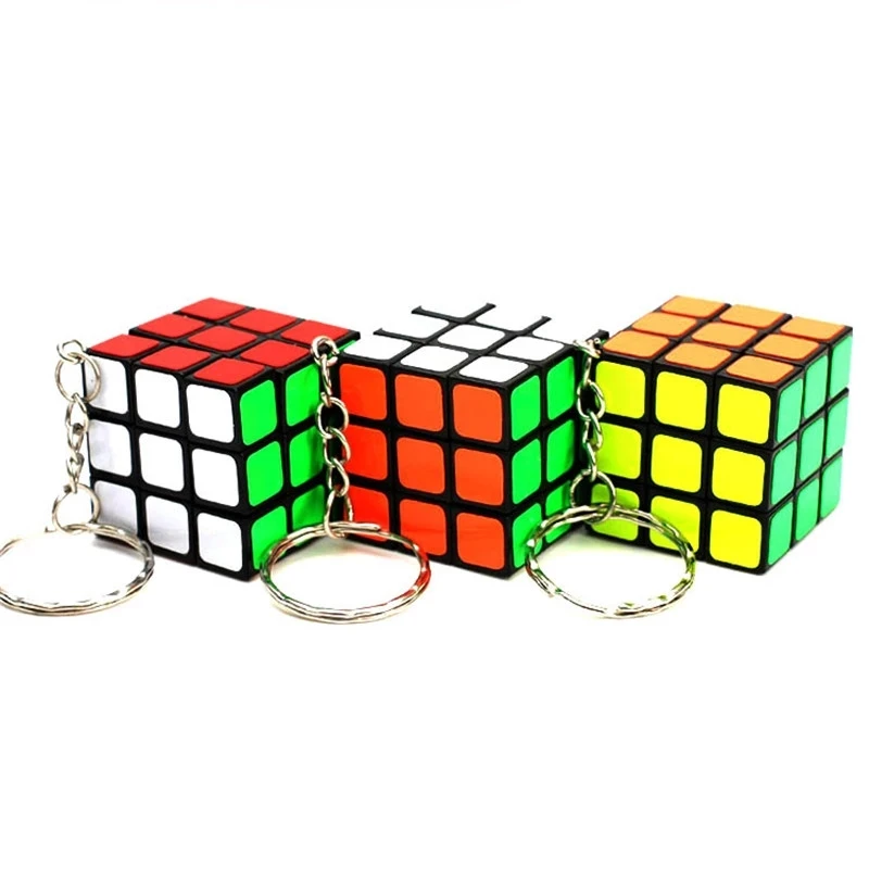 Magic Cube Keychain Professional 3x3x3 Speed Puzzle Cube