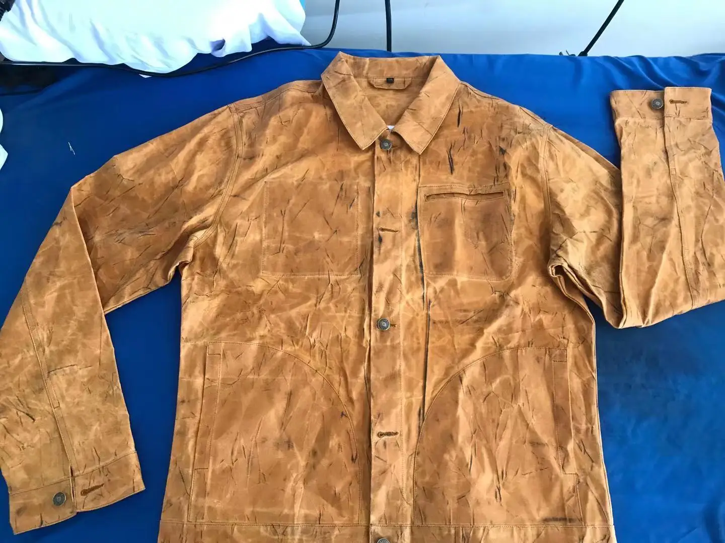 2024 High Quality  custom canvas hunting wax oil waxed jacket