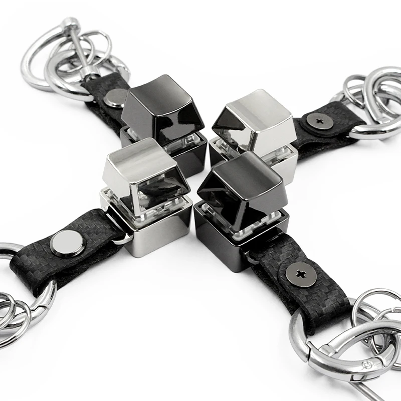 Cugle Gold Silver Plated Blank Engraved Laser Keyring Custom Logo Sublimation Key Chain Blank Metal Custom Keycap Keychain