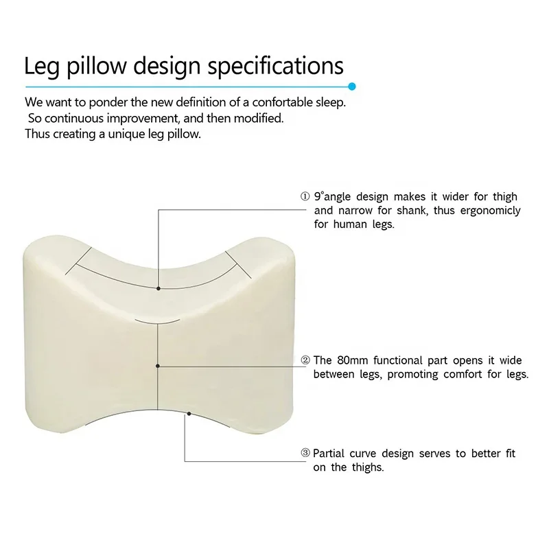 
Health pillow orthopedic knee support pregnancy round knee pillow for sciatica 