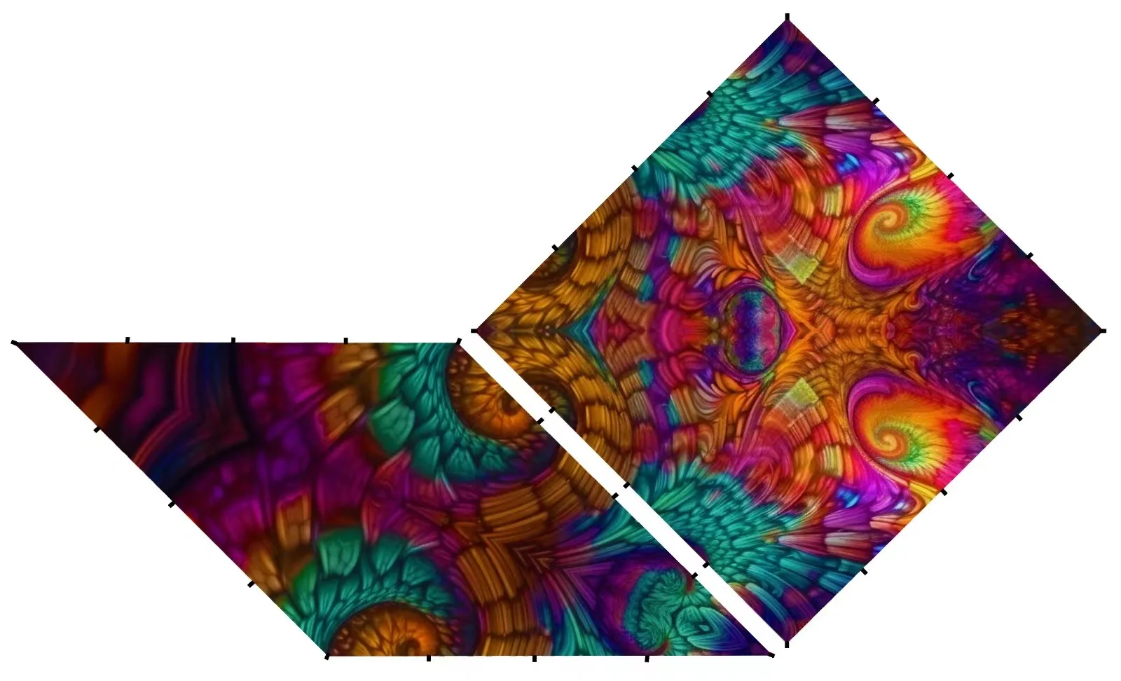 UV reactive ink to fabric Fluorescent banner