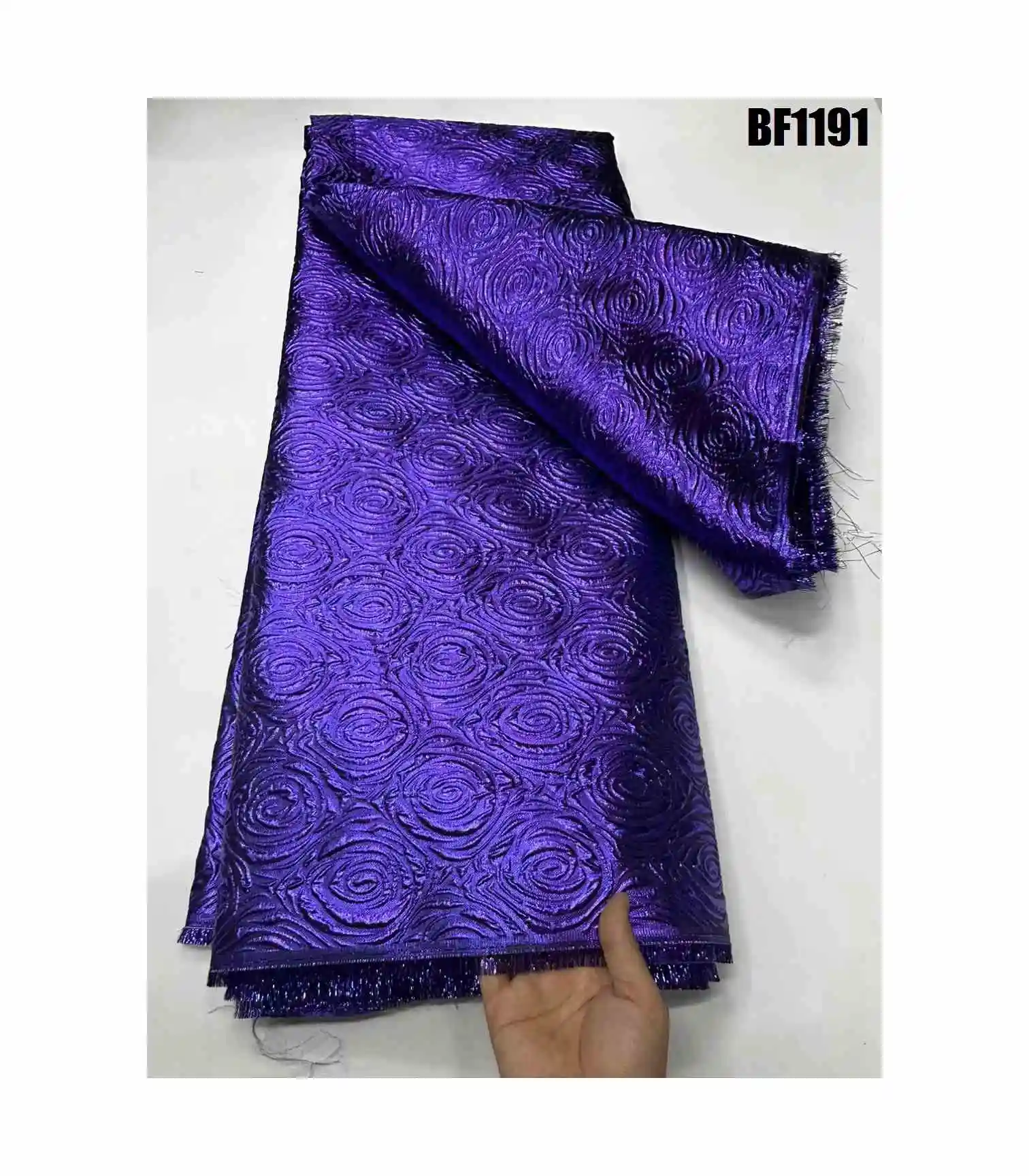 boho lace fabric  African Fashion Jacquard Brocade  Printed Knitted Warp