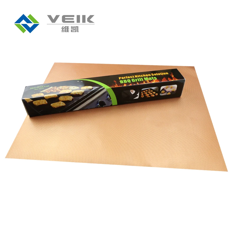BBQ Grill Mat Non-Stick Fire Resistant PTFE BBQ Grill Mat
