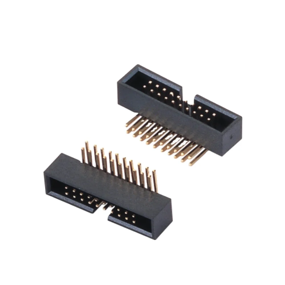 1.27mm pitch IDC header socket SMT box headers PCB connector double row SMD 20P DC3 electrical connector 1.27mm box header
