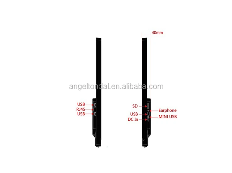 1920x1080 32 Inch Android Tablet Touch Screen Pc Android 8.1 With Desktop Stand