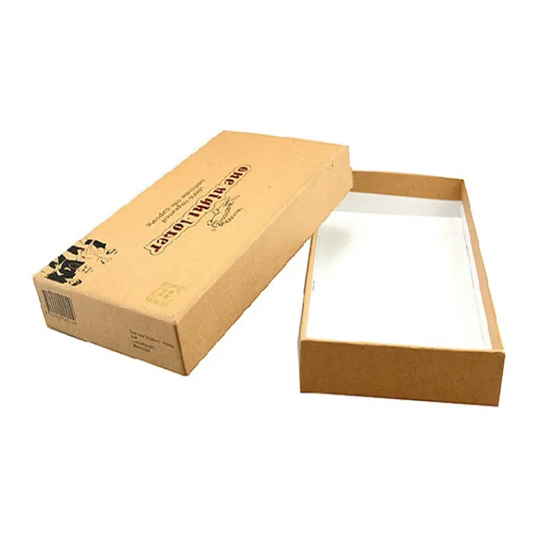 Коробка из гофрированной бумаги и упаковочная бумага для одежды обуви