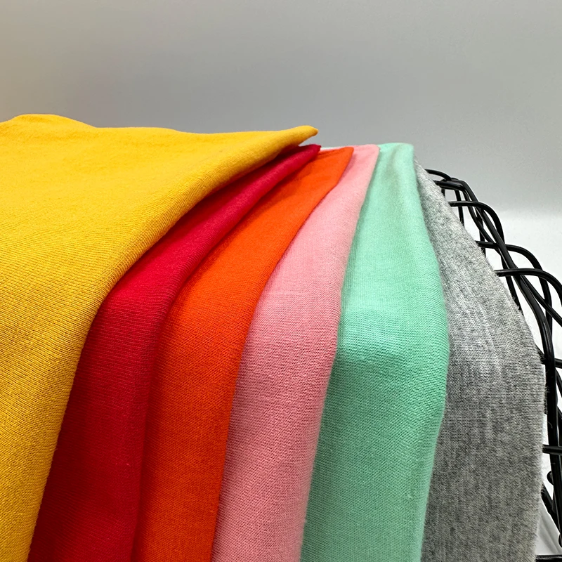 Knit Breathable 180 Gsm 100% Organic Cotton Single Jersey 180gsm Pima Cotton T Shirt Fabric