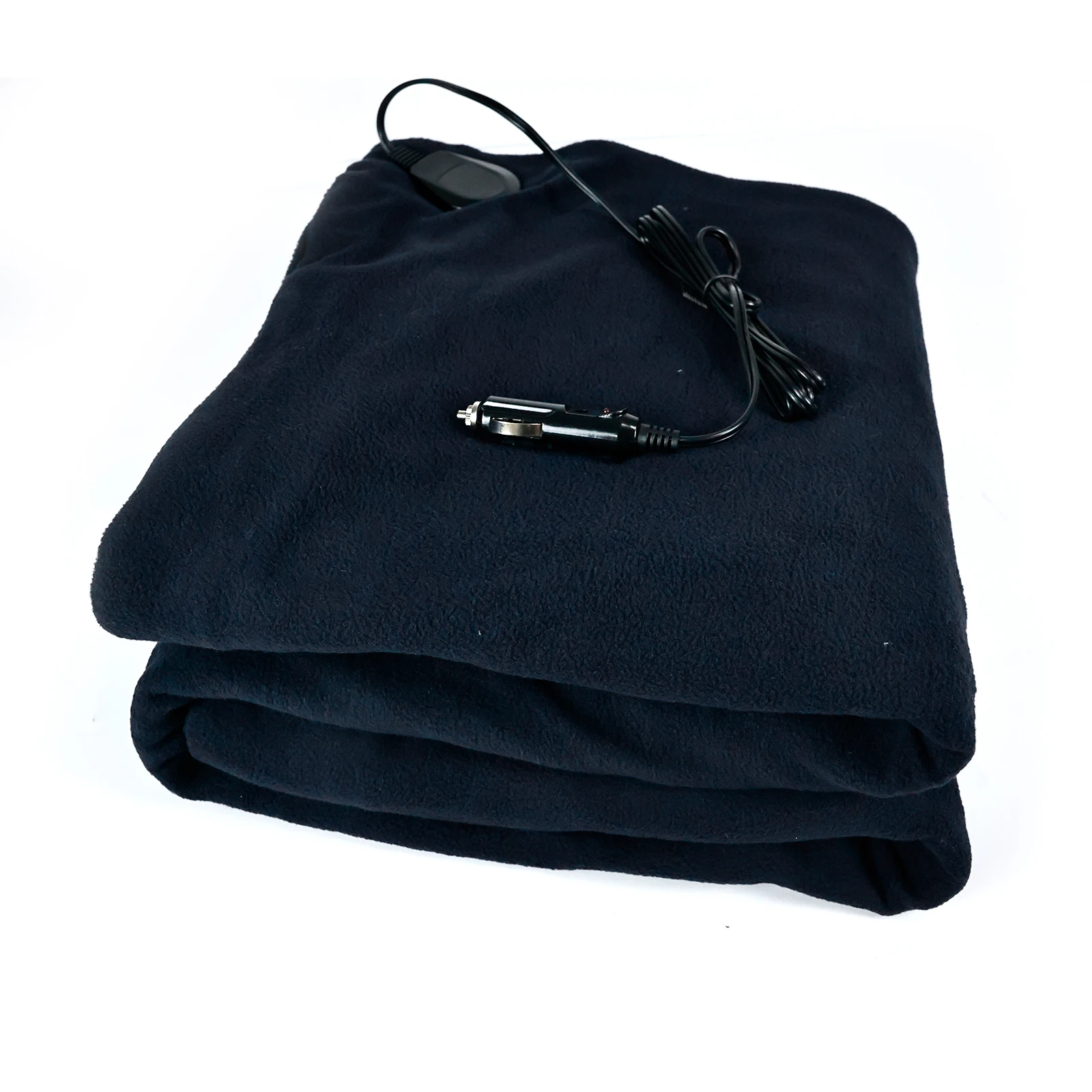 Electric Car Blanket- Heated 12 Volt Fleece Travel Throw for Car and RV-Great for Cold Weather