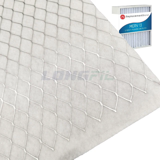 MERV 13 MPR 1500/1900 FPR 10 Synthetic Media  Electrostatically Charged Pleated Air Filter Media Roll